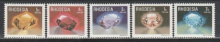 Родезия 1978, Стандарт, Драгоценнык Камни, 5 марок